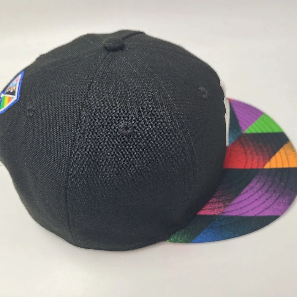 Nashville SC Hat Snapback New Era 9Fifty Black Rainbow MLS Soccer Pride LGBT Men